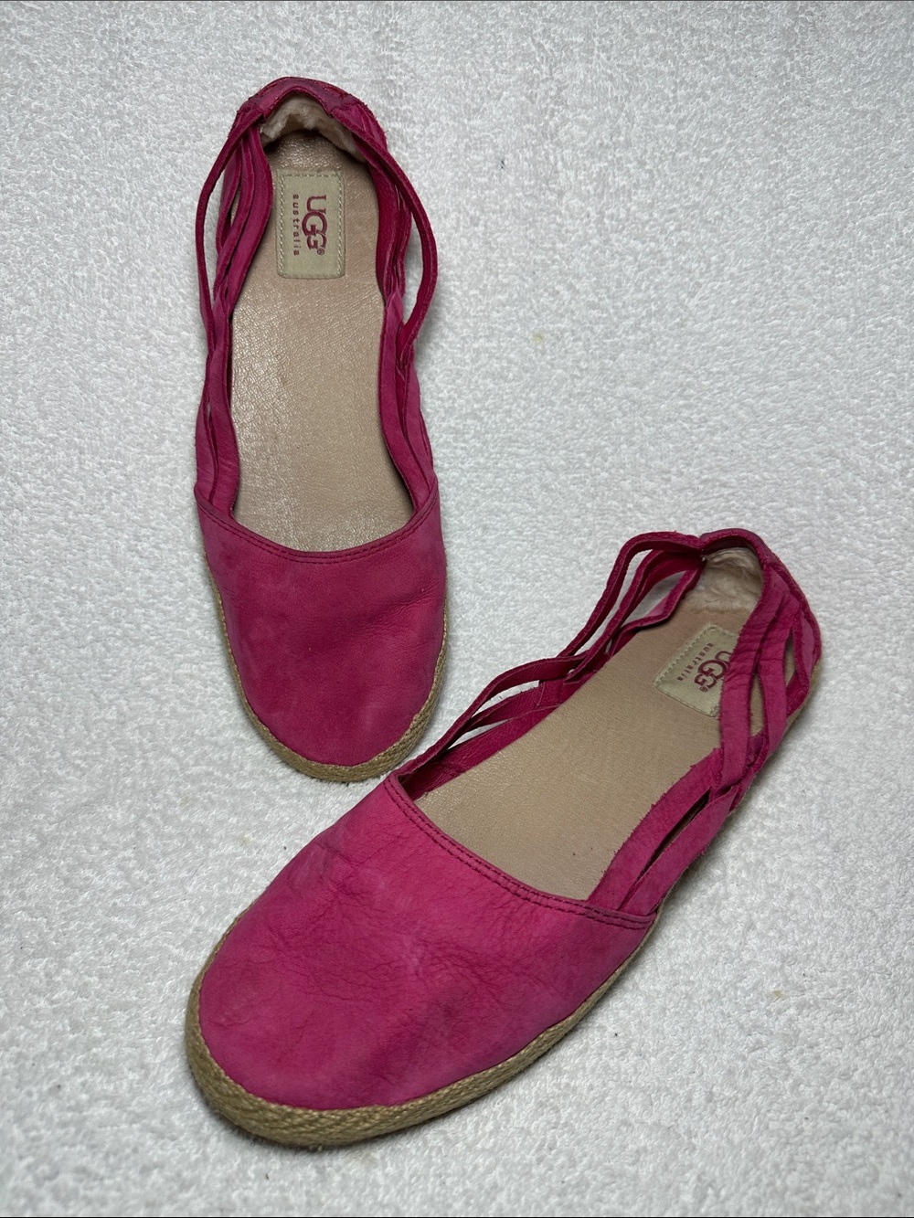 UGG Cicily espadrille flats US 9.5 W